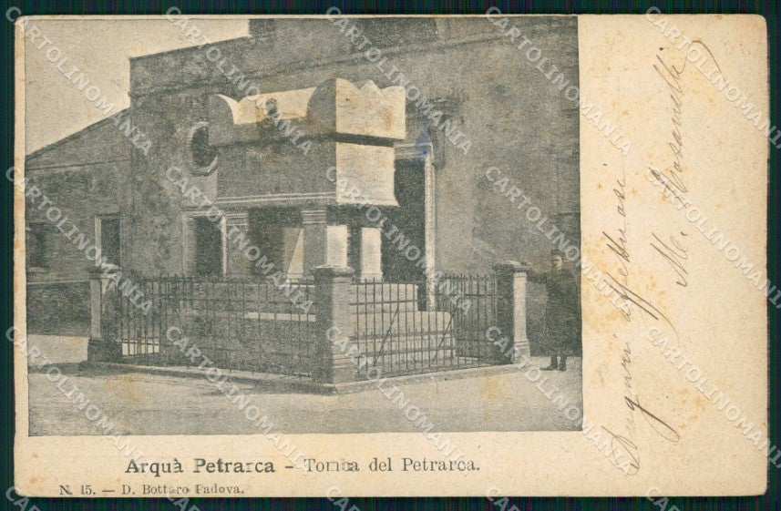 Padova Arquà Petrarca Tomba del Petrarca cartolina MX4076 – fronte