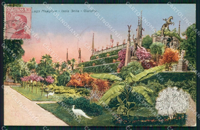 Verbania Stresa Isola Bella Lago Maggiore Giardino cartolina MX4085 – fronte