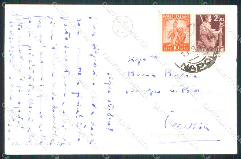 Napoli Capri Monte Solaro Castiglione cartolina MX4099 – retro