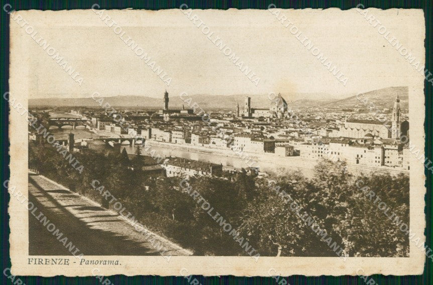 Firenze Città Veduta Generale cartolina MX4118 – fronte