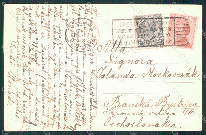 Firenze Città Interno del Bargello cartolina MX4138 – retro