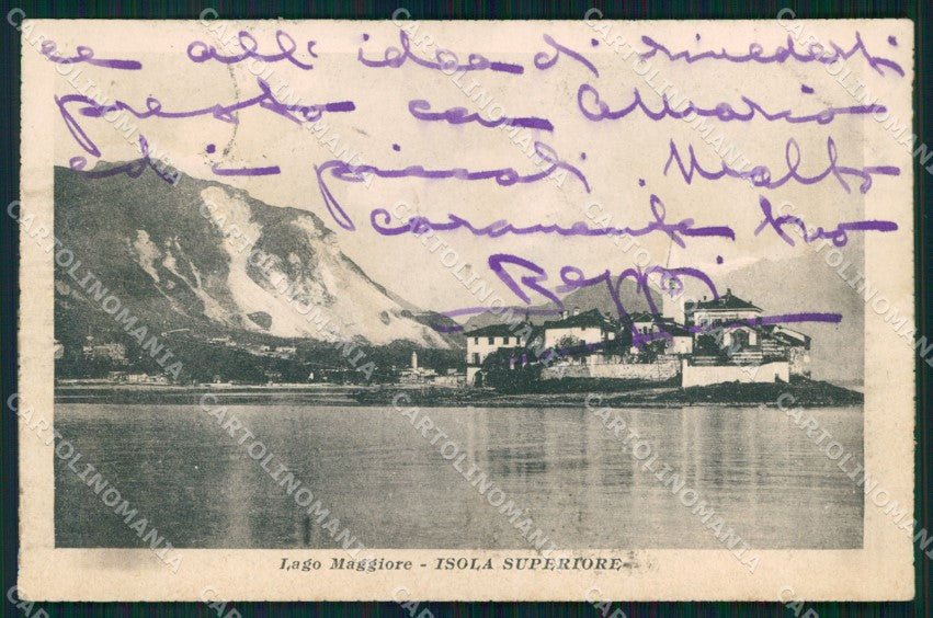 Verbania Stresa Isola Superiore Lago Maggiore cartolina MX4142 – fronte