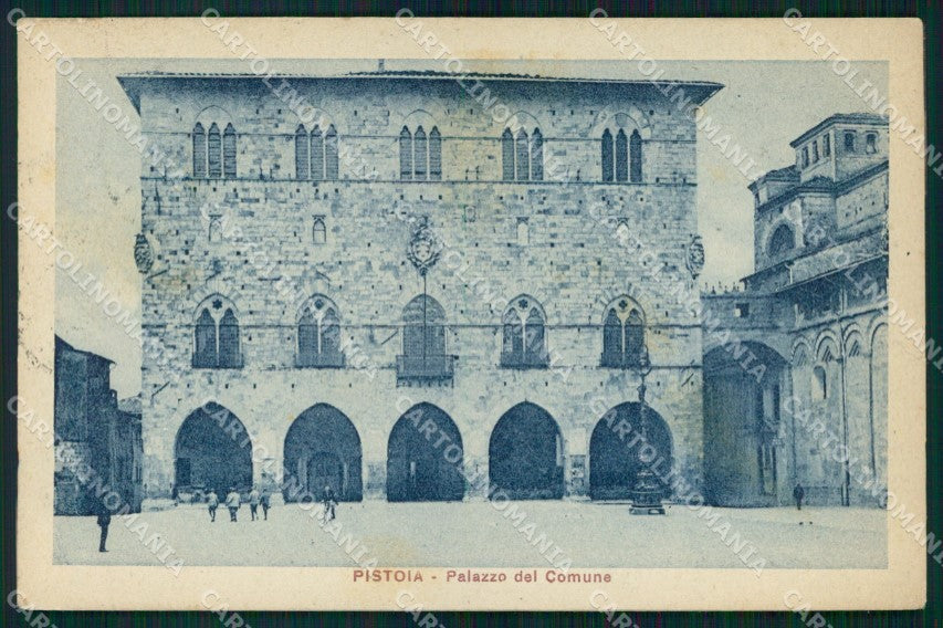 Pistoia Città Palazzo del Comune STRAPPINO cartolina MX4145 – fronte