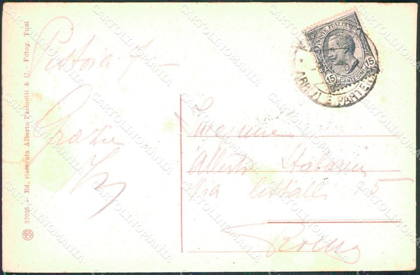 Pistoia Città Palazzo del Comune STRAPPINO cartolina MX4145 – retro