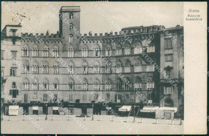 Siena Città Palazzo Sansedoni cartolina MX4154 – fronte