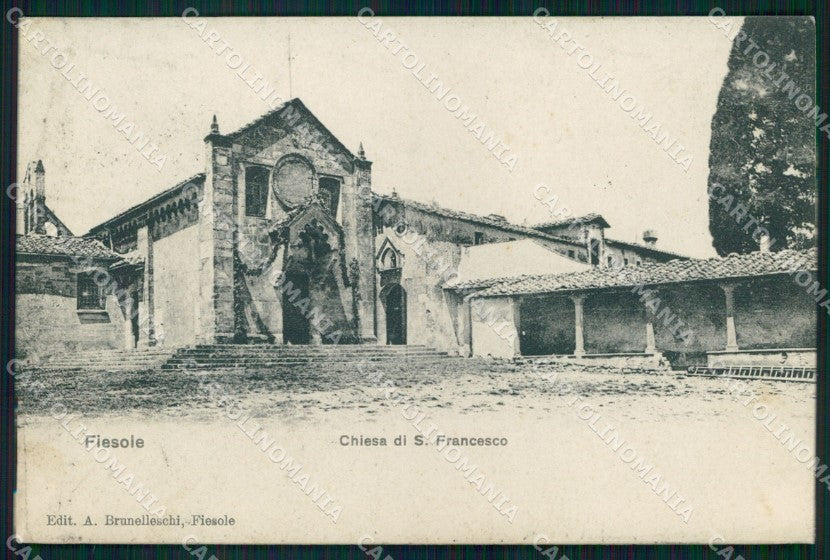 Firenze Fiesole Chiesa San Francesco cartolina MX4169 – fronte