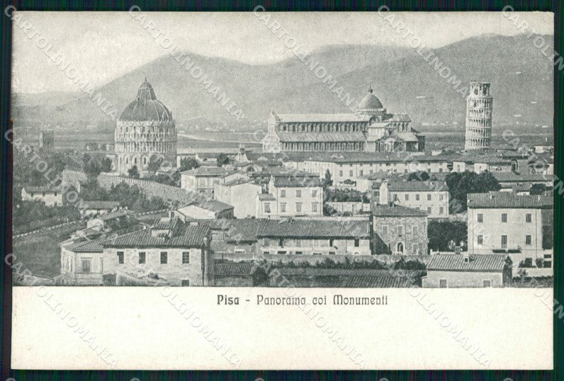 Pisa Città Panorama con Monumenti Alterocca cartolina MX4172 – fronte