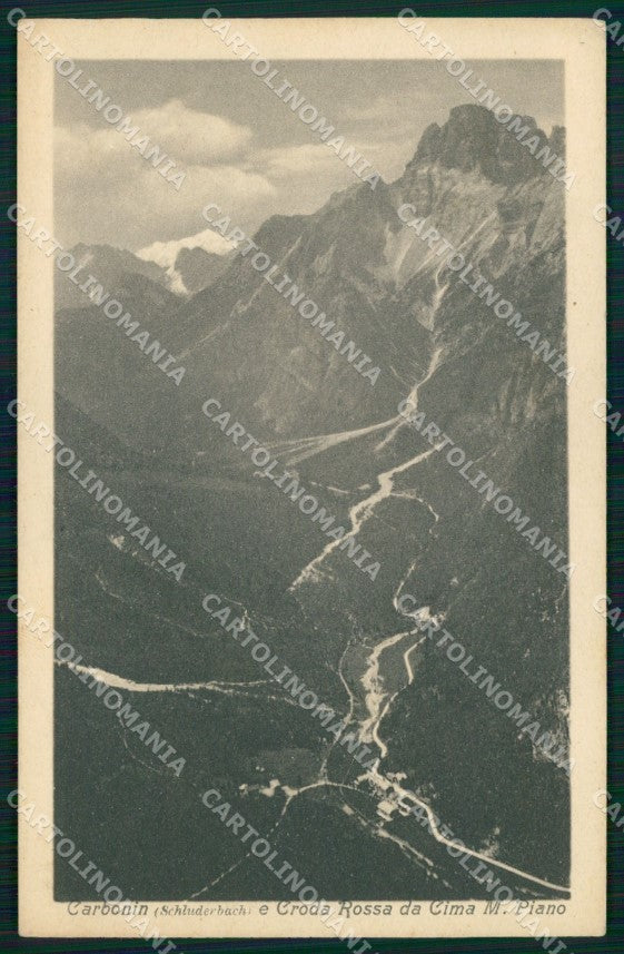 Bolzano Carbonin Croda Rossa Breveglieri 1179 cartolina MX4175 – fronte