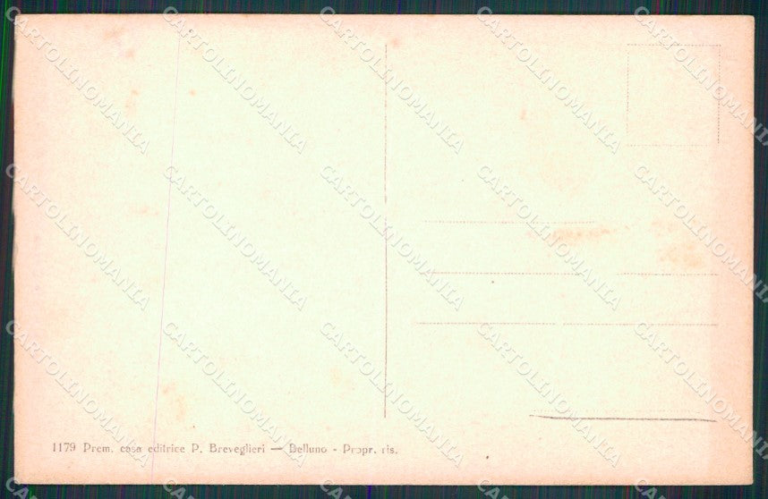 Bolzano Carbonin Croda Rossa Breveglieri 1179 cartolina MX4175 – retro