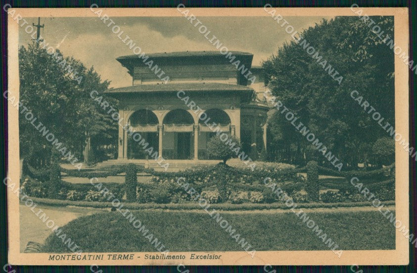 Pistoia Montecatini Terme Stabilimento Excelsior cartolina MX4185 – fronte