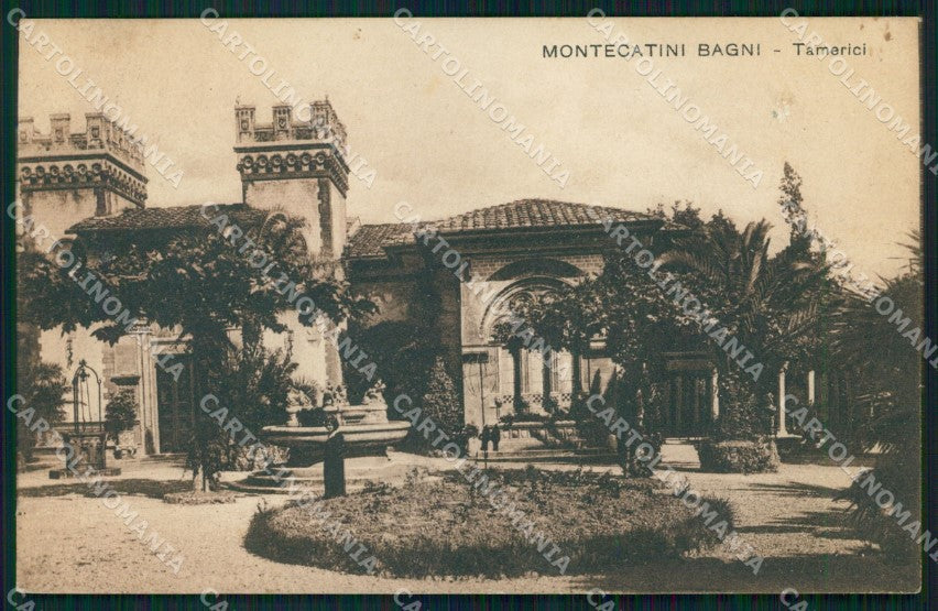 Pistoia Montecatini Terme Bagni Tamerici cartolina MX4186 – fronte