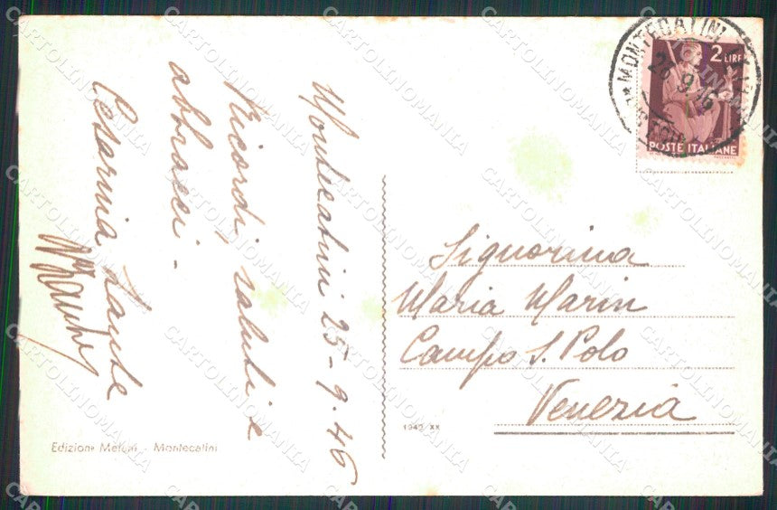 Pistoia Montecatini Terme Stabilimento Tettuccio Mescita Acque cartolina MX4192 – retro