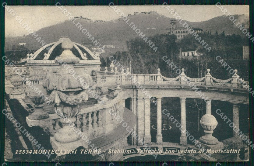 Pistoia Montecatini Terme Stabilimento Tettuccio cartolina MX4193 – fronte
