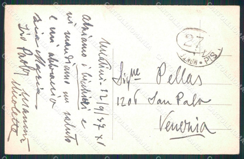 Pistoia Montecatini Terme Stabilimento Tettuccio cartolina MX4193 – retro