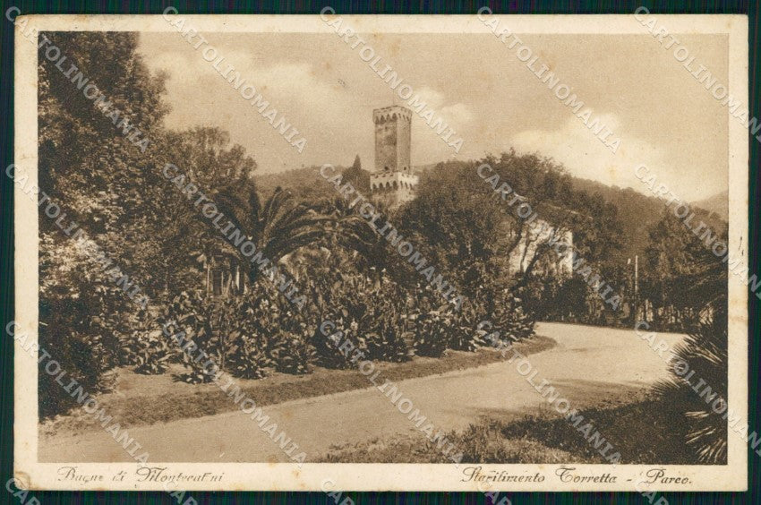 Pistoia Montecatini Terme Stabilimento Torretta Parco cartolina MX4194 – fronte