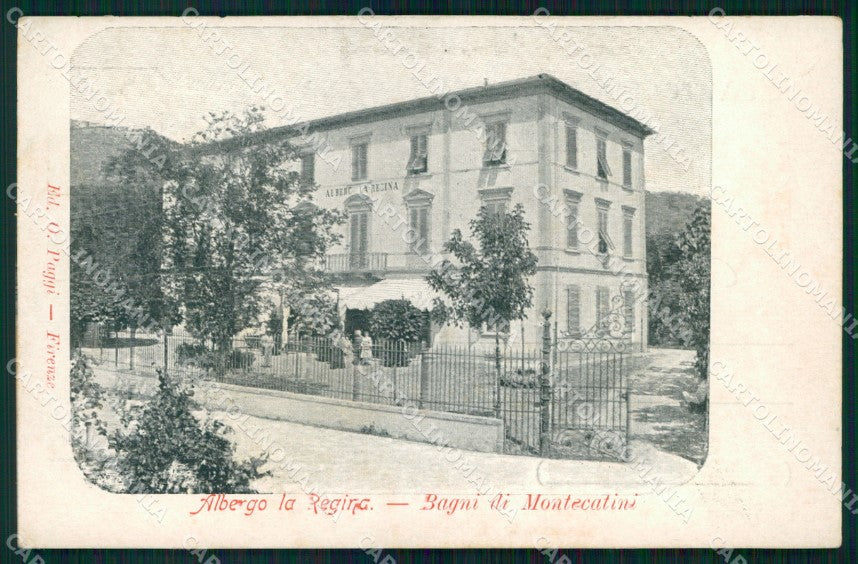 Pistoia Montecatini Terme Albergo la Regina cartolina MX4196 – fronte
