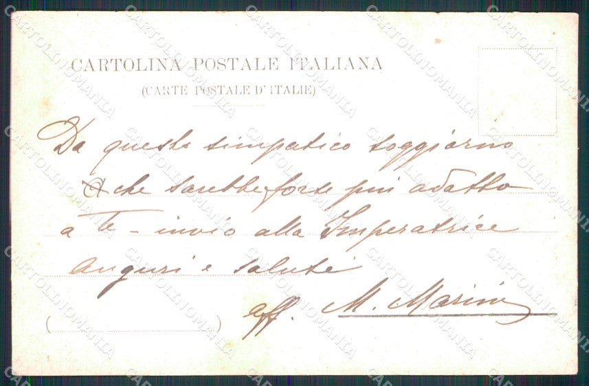 Pistoia Montecatini Terme Albergo la Regina cartolina MX4196 – retro