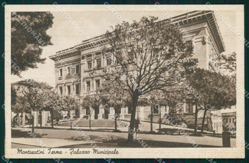 Pistoia Montecatini Terme Palazzo Municipale cartolina MX4198 – fronte