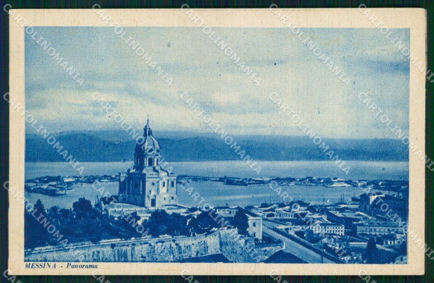 Messina Città Veduta Generale cartolina MX4207 – fronte