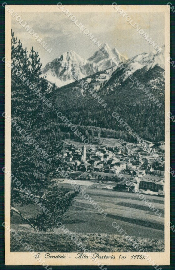Bolzano San Candido Alta Pusteria Panorama cartolina MX4210 – fronte
