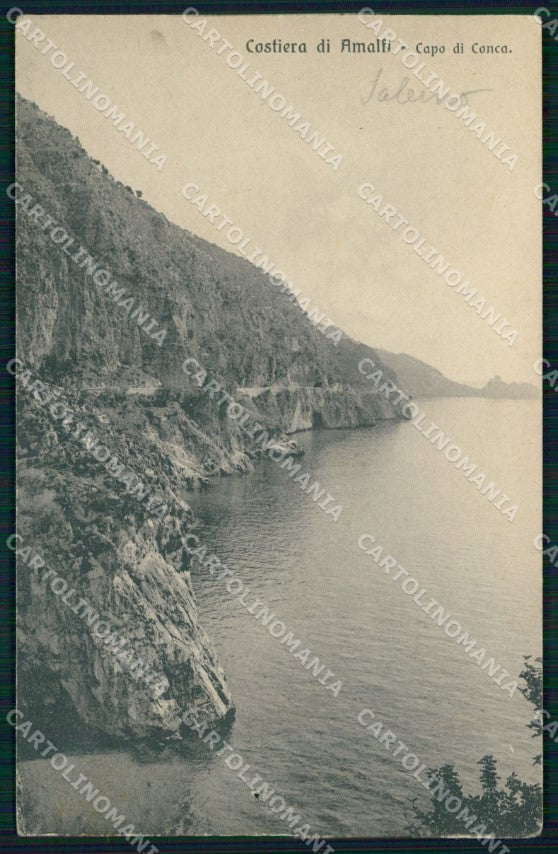 Salerno Amalfi Costiera Capo di Conca Brunner 10765 cartolina MX4212 – fronte