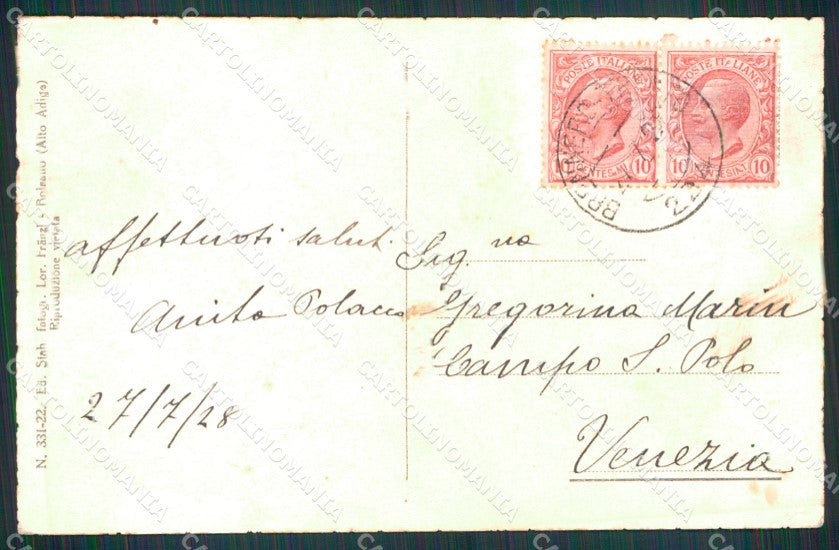 Bolzano Vipiteno Chiesa Parrocchiale Franzl 331 22 cartolina MX4215 – retro