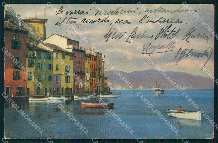 Genova Portofino Riviera di Levante Barche cartolina MX4219 – fronte