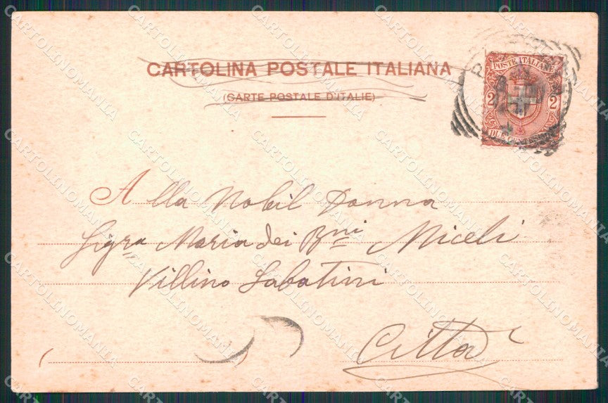 Perugia Città La Trinità Raffaello MACCHIA cartolina MX4222 – retro