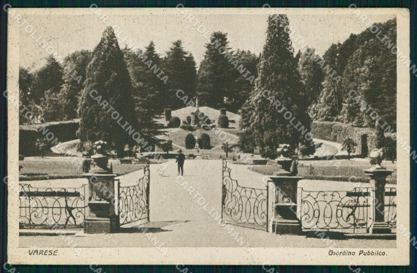 Varese Città Giardino Pubblico cartolina MX4258 – fronte