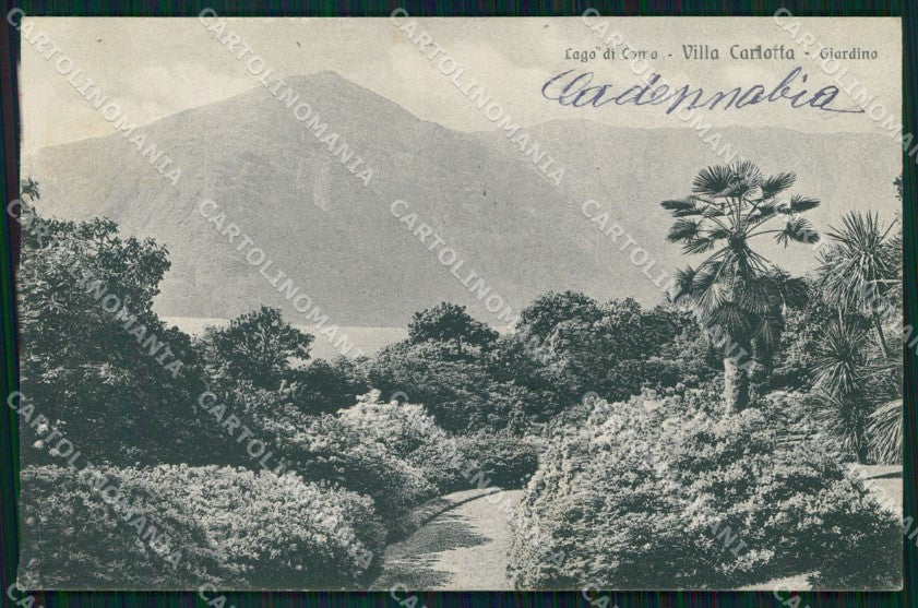 Como Cadenabbia Giardino Villa Carlotta Brunner 110 93 cartolina MX4260 – fronte