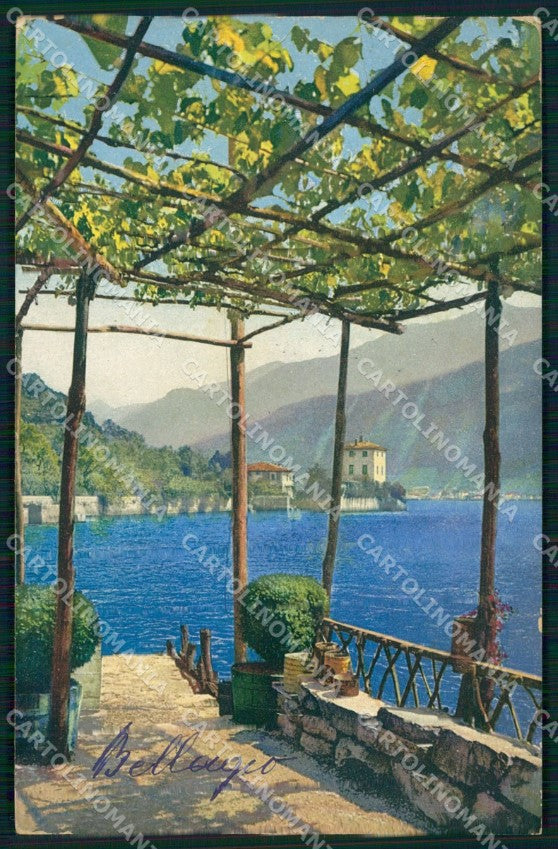 Como Bellagio Lago di Como Pergolato cartolina MX4266 – fronte