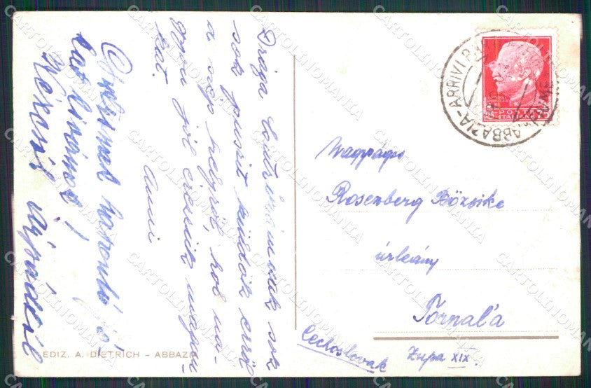 Croatia Croazia Opatija Abbazia Palme cartolina MX4269 – retro