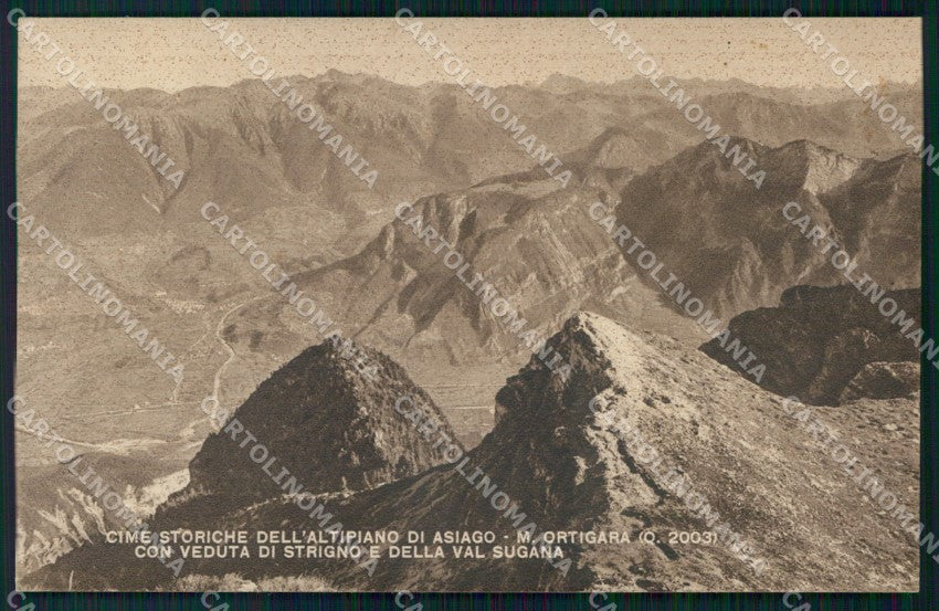 Vicenza Asiago Monte Ortigara Val Sugana cartolina MX4272 – fronte