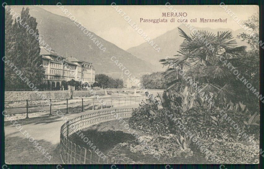 Bolzano Merano Passeggiata di Cura cartolina MX4295 – fronte