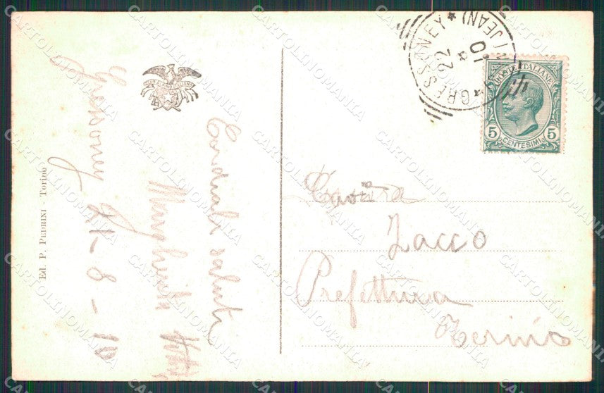 Aosta Gressoney Veduta Generale cartolina MX4302 – retro