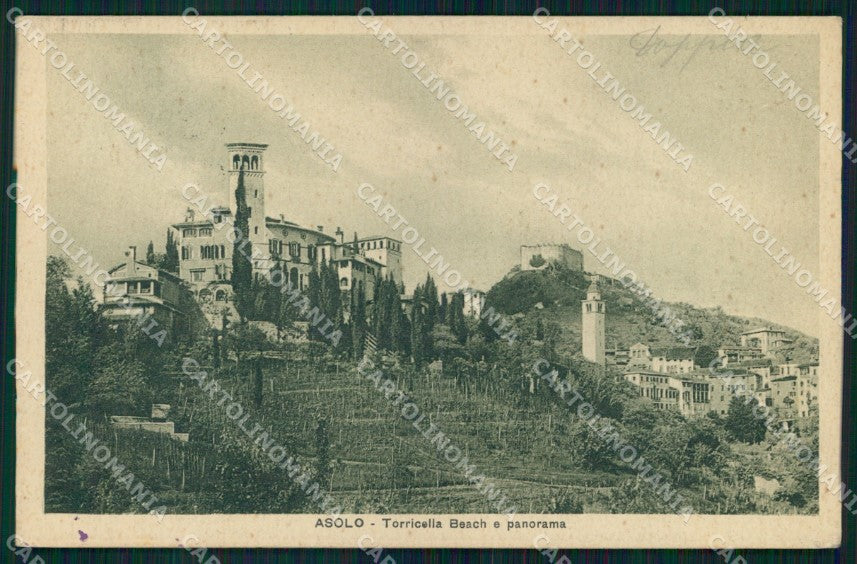 Treviso Asolo Torricella Beach Veduta Generale cartolina MX4323 – fronte