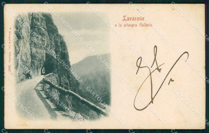 Trento Lavarone Primiera Galleria Stengel 5447 cartolina MX4338 – fronte