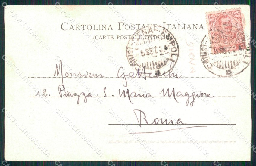 Siena San Gimignano Palazzo del Podestà XIII Secolo cartolina MX4346 – retro