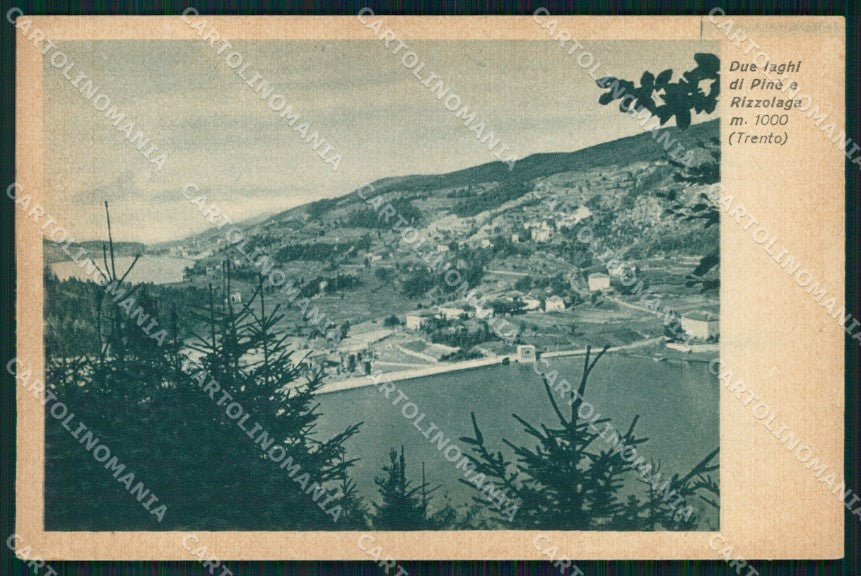 Trento Baselga di Piné Laghi Piné Rizzolaga cartolina MX4355 – fronte