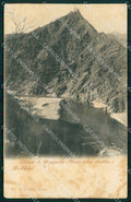 Piacenza Bobbio Chiesa Brugnello PIEGHINA ABRASA cartolina MX4357 – fronte