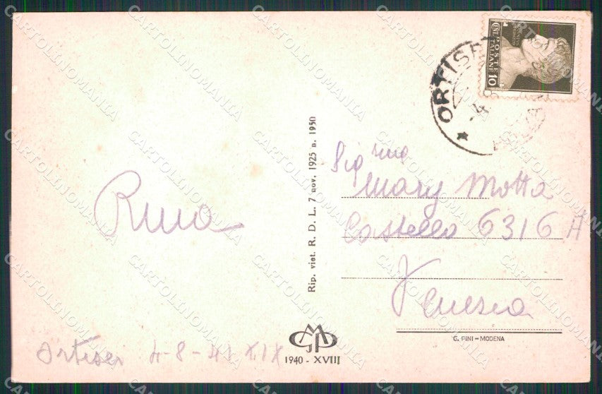 Bolzano Ortisei Stazione Climatica Estiva Invernale cartolina MX4360 – retro