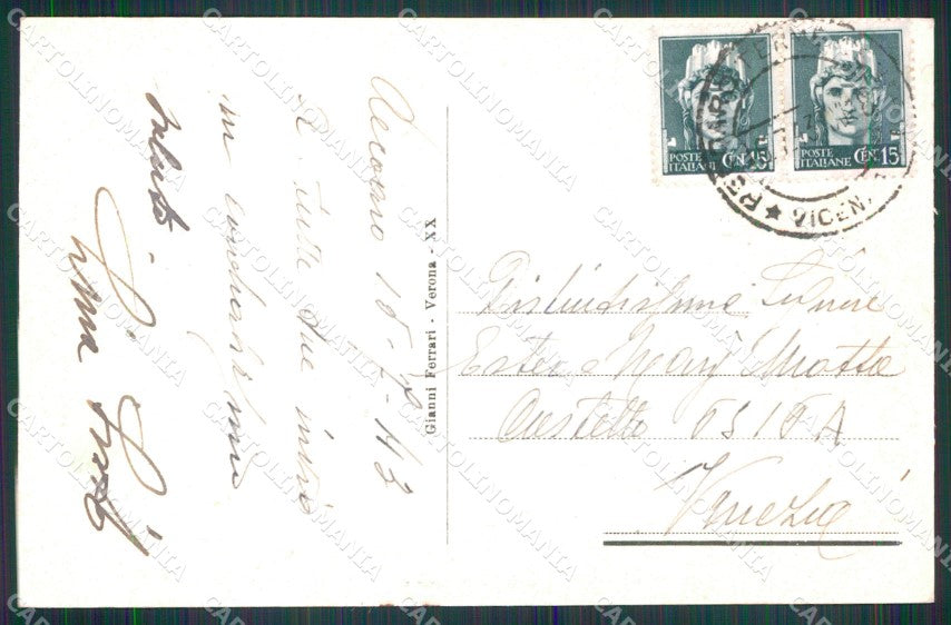 Vicenza Recoaro Terme Veduta Generale cartolina MX4361 – retro