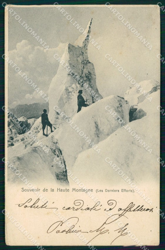 Torino Balme Ricordo di Alta Montagna Genta Alpinismo cartolina MX4378 – fronte