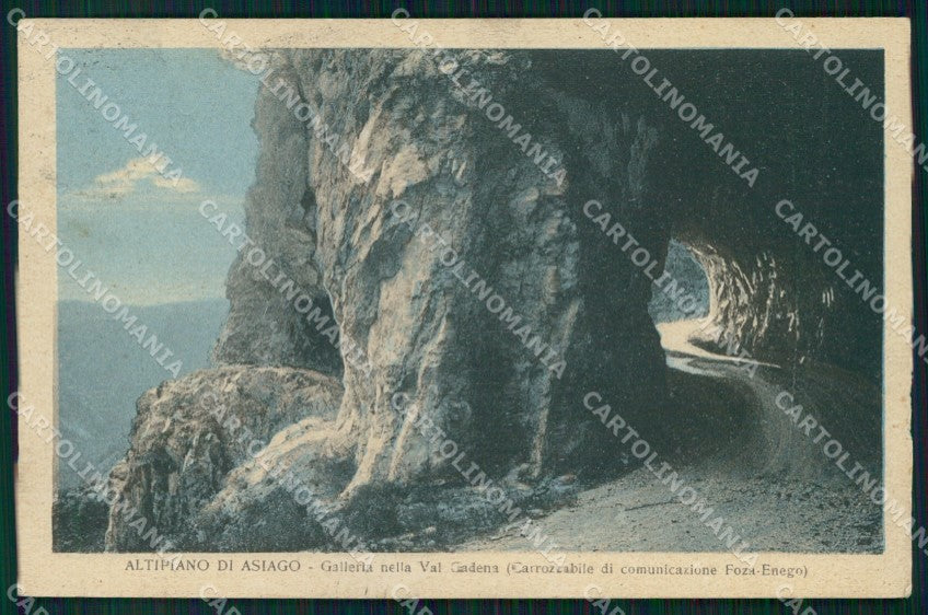 Vicenza Asiago Galleria Val Gadena cartolina MX4380 – fronte