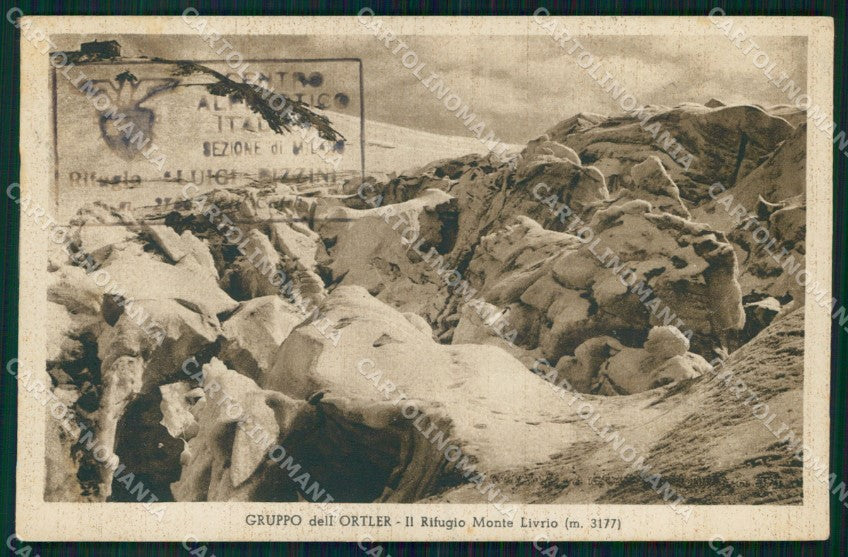Bolzano Stelvio Gruppo Ortler Rifugio Monte Livrio cartolina MX4397 – fronte