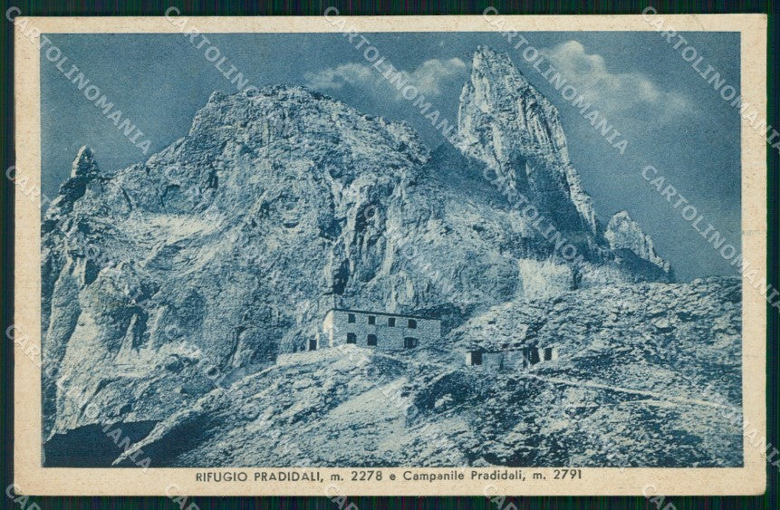 Trento Tonadico Rifugio Pradidali Campanile Pradidali cartolina MX4400 – fronte