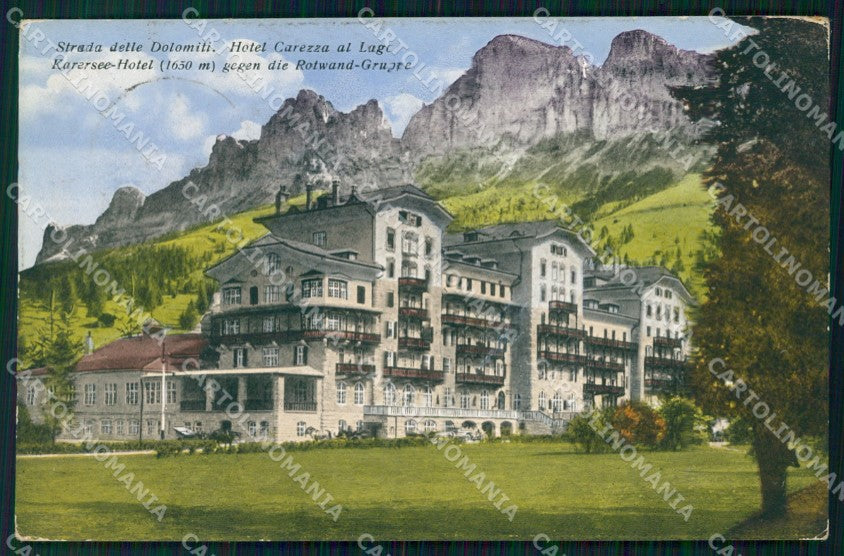 Bolzano Nova Levante Hotel Carezza Lago Franzl 507 22 cartolina MX4402 – fronte