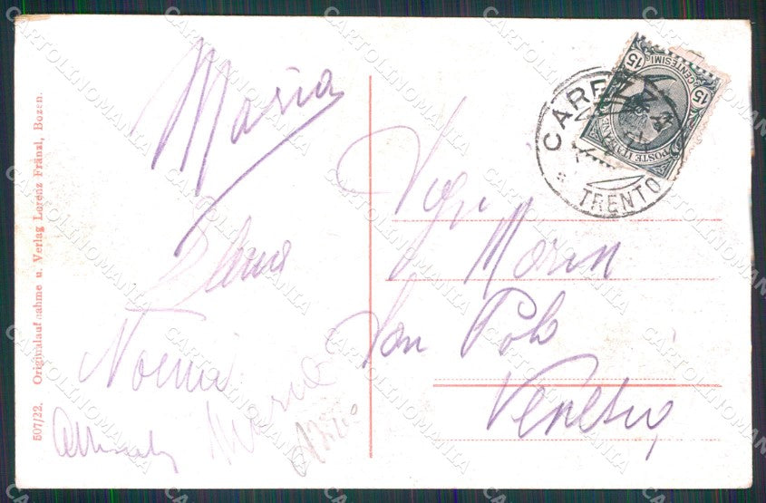 Bolzano Nova Levante Hotel Carezza Lago Franzl 507 22 cartolina MX4402 – retro