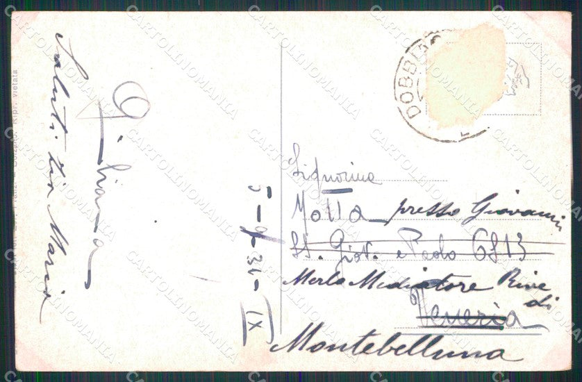 Bolzano Dobbiaco Veduta Generale Val Pusteria PIEGHINA cartolina MX4407 – retro