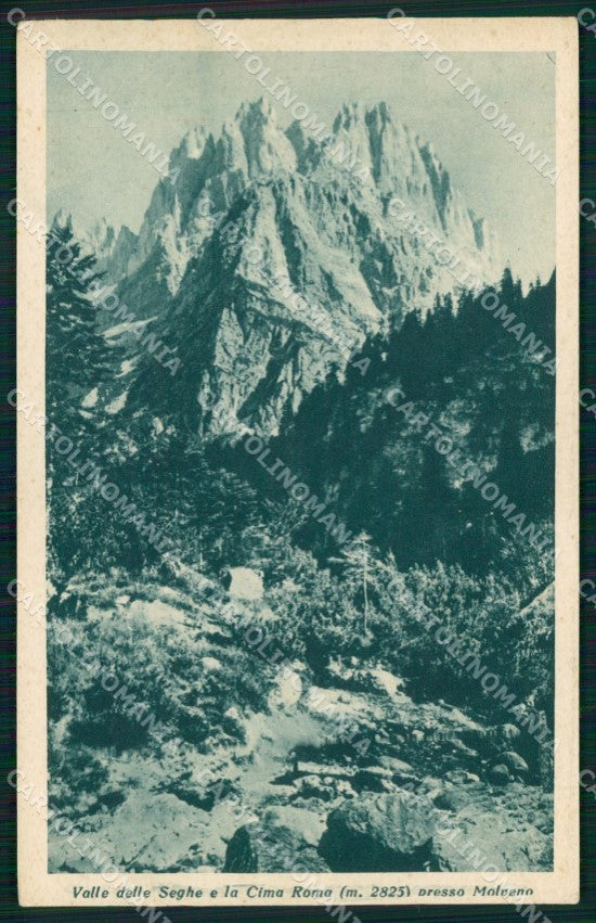 Trento Molveno Valle delle Seghe Cima Roma cartolina MX4419 – fronte